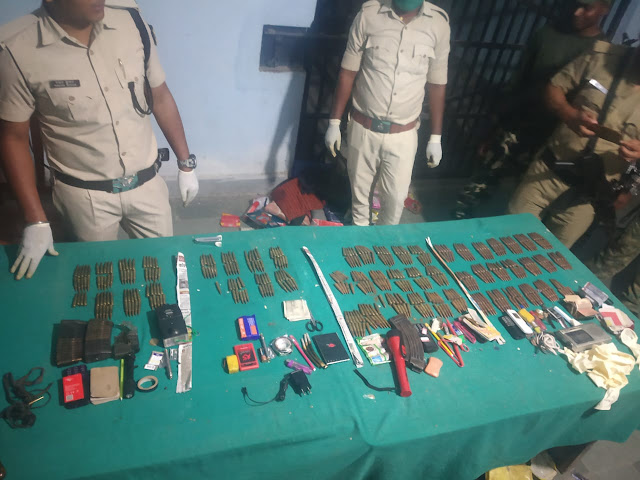 Gaya Me Police Ne Pakadi Banduk Aur Kartus, anjnewsmedia online, anjmedia