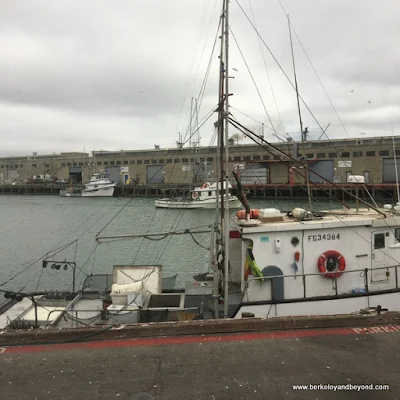 boats outside Scoma's Restaurant in San Francisco, California