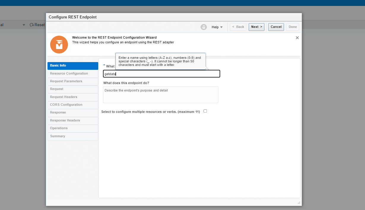 Creating a REST API with JSON payload in OIC to read CSV based files
