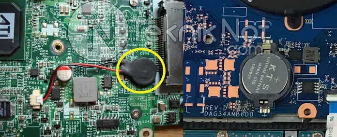 Bios pilini çıkartın