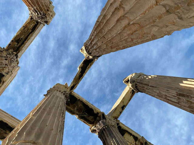 Ο ναός του Ολυμπίου Διός στις σκαλωσιές