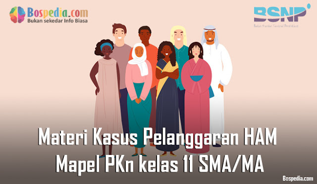 Materi Kasus Pelanggaran Hak Asasi Manusia (HAM) Mapel PKn kelas 11 SMA/MA