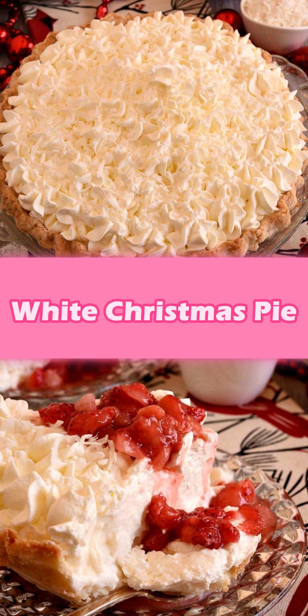 White Christmas Pie - Yummy Yum