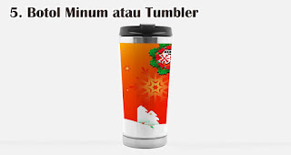 Botol Minum atau Tumbler bisa menjadi pilihan souvenir natal selama pandemi