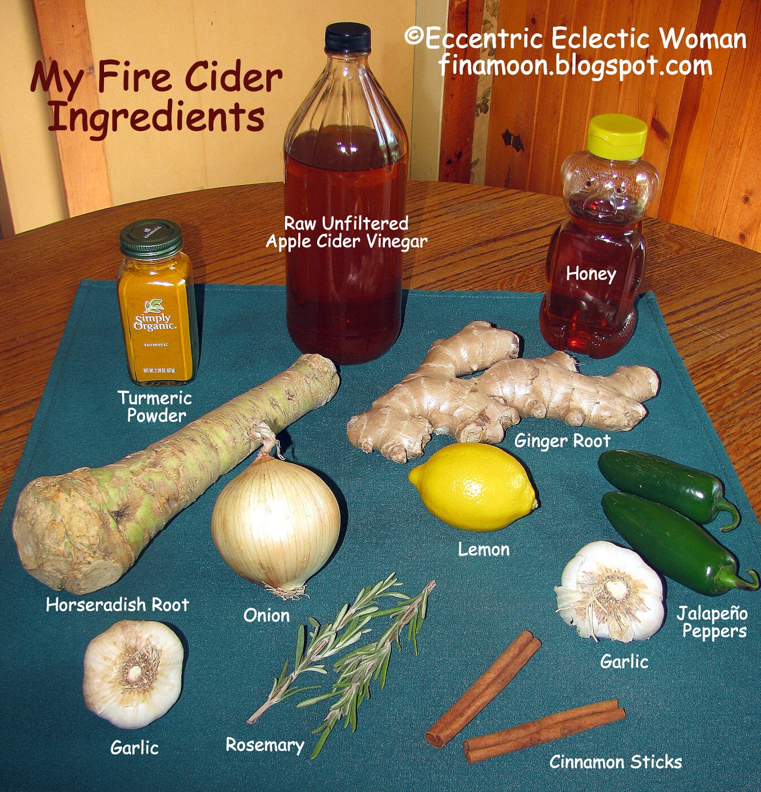 Eccentric Eclectic Woman Immune Boosting Fire Cider Recipe for Colds