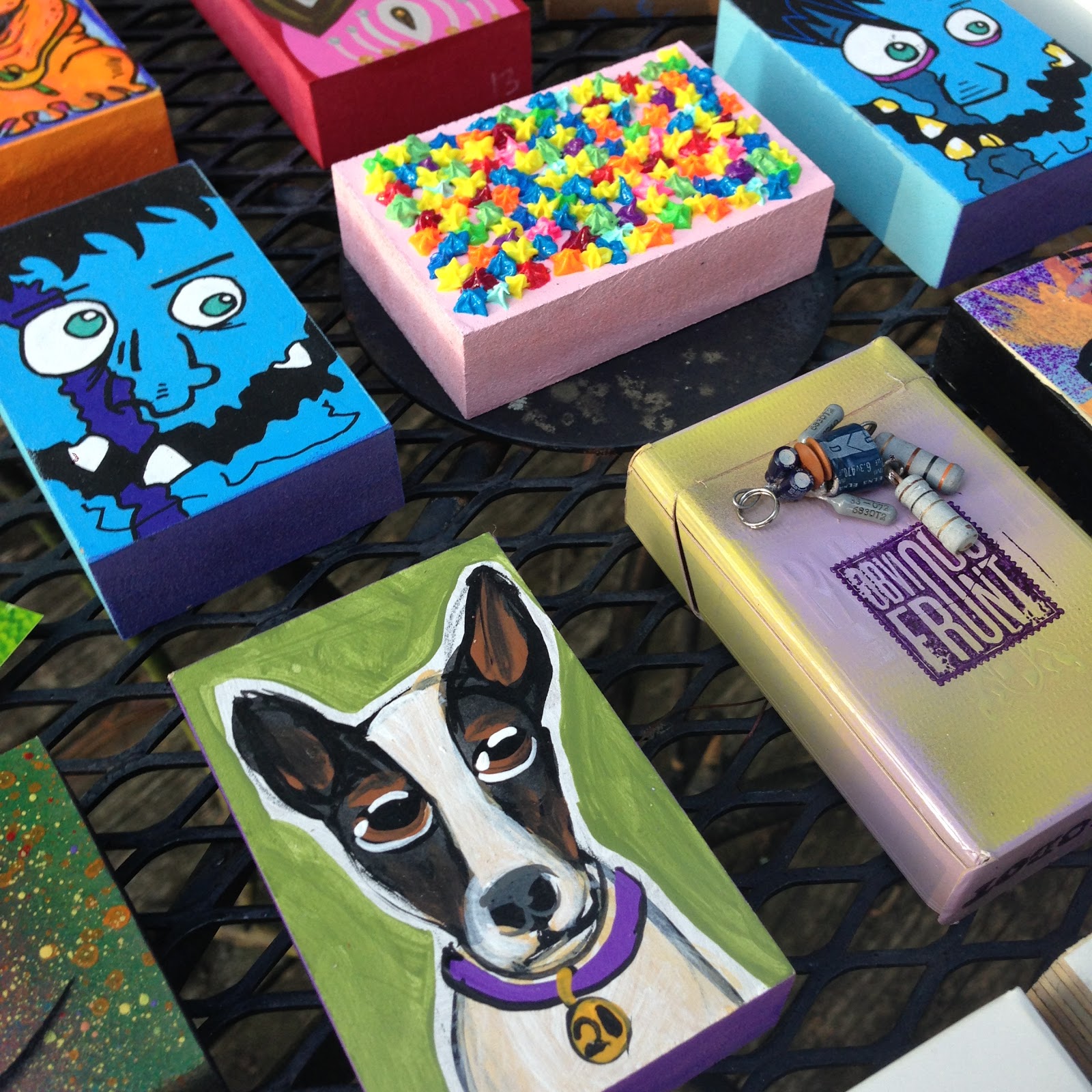 Sketchbook blog Special Art Treasures from Artomat Swap Meet