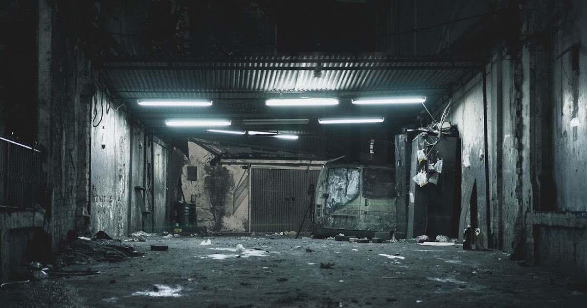 Anime Landscape: Abandoned place background from Ghost in the Shell
