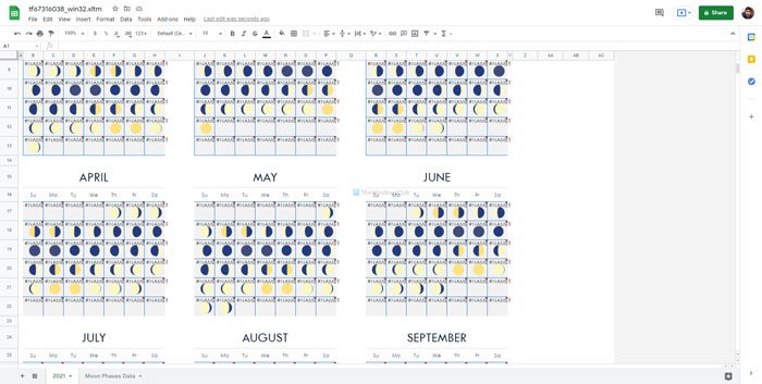 최고의 Google 스프레드시트 및 Excel 온라인 캘린더 템플릿