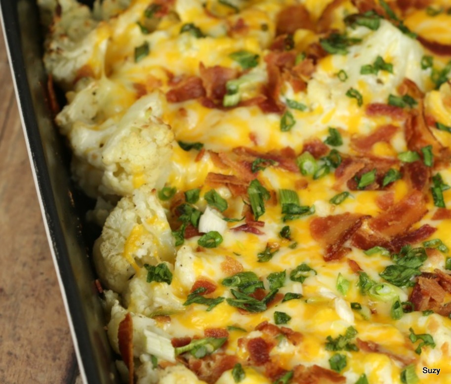 JUST SIMPLE SOMETHINGS Loaded Baked Cauliflower Casserole