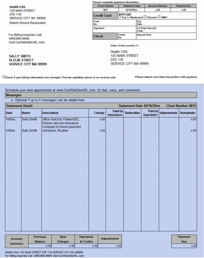 Patient Statement Template Invoice Template Patient Statement Template Invoice Template