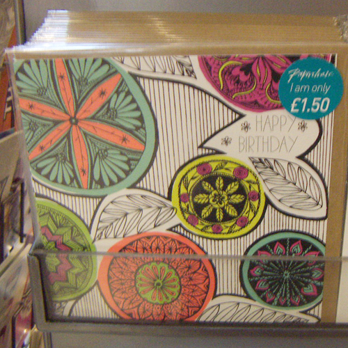 print & pattern CARDS paperchase part 2