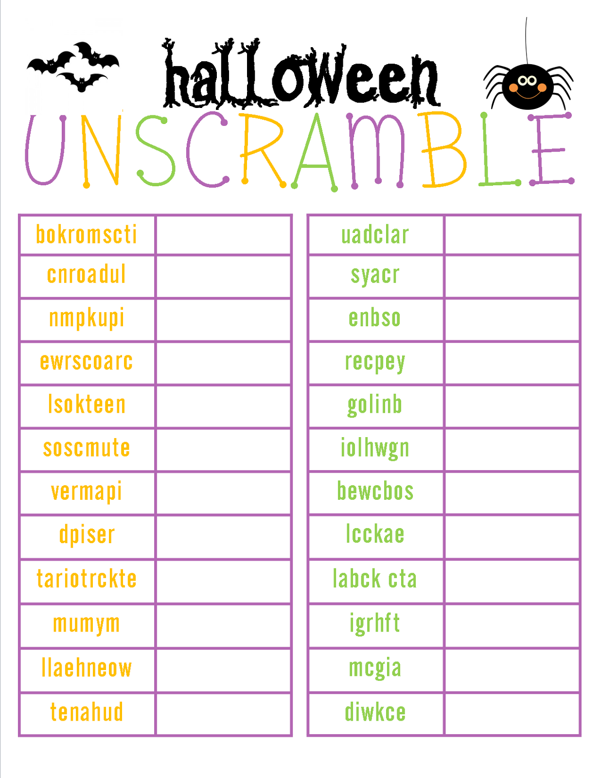 word-unscrambler-worksheets