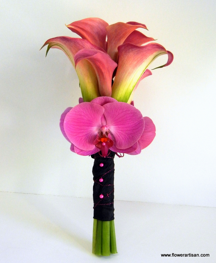 Artistry in Bloom's Blog Wedding BouquetsCalla Lilies and Orchids