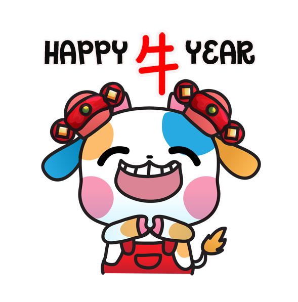 Moo Chan Chinese New Year 2021 Whatsapp, iMessage