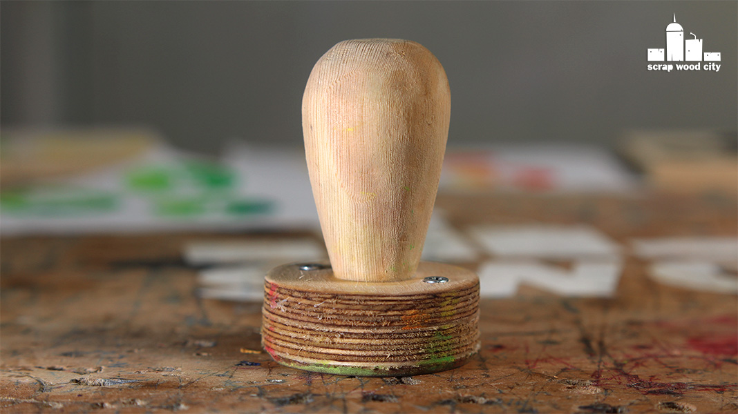 scrap wood city How to make linoleum stamps DIY