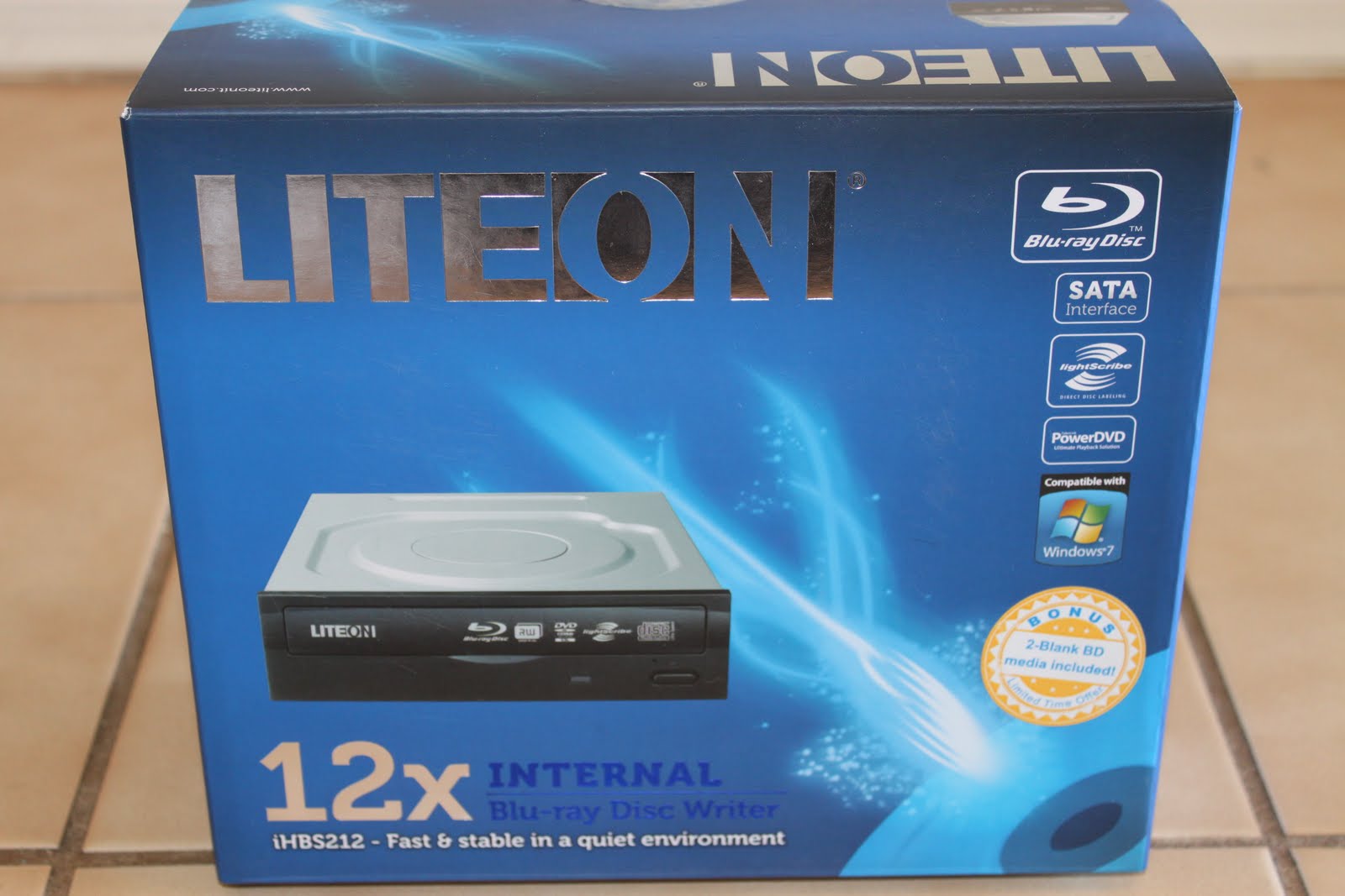 Stereowise Plus LiteOn iHBS212 12X Internal BluRay Burner Review