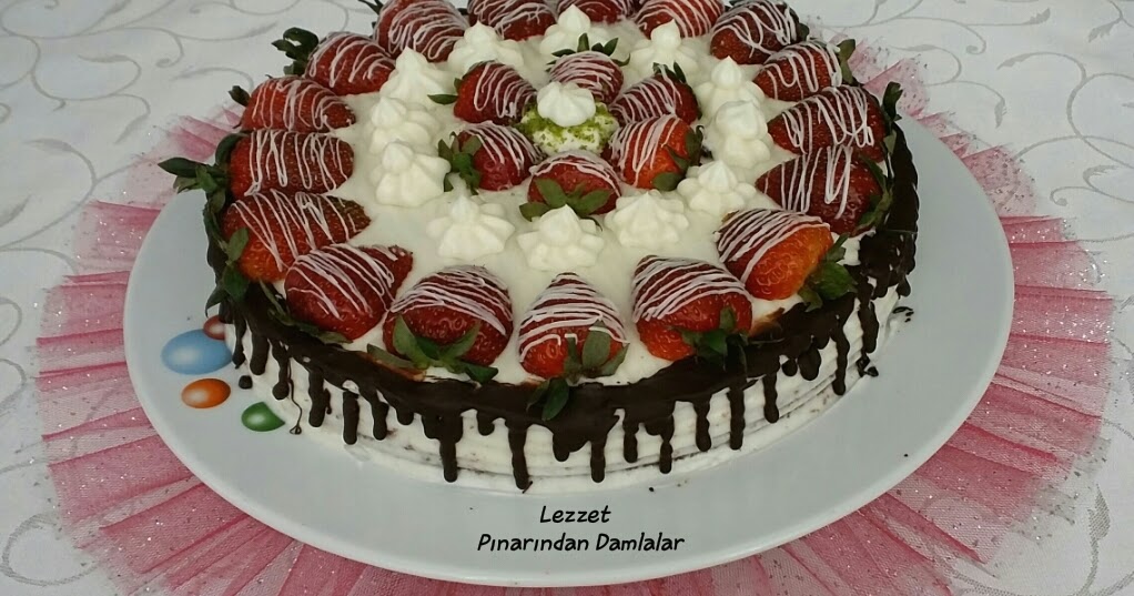 ÇİLEKLİ YAŞ PASTA