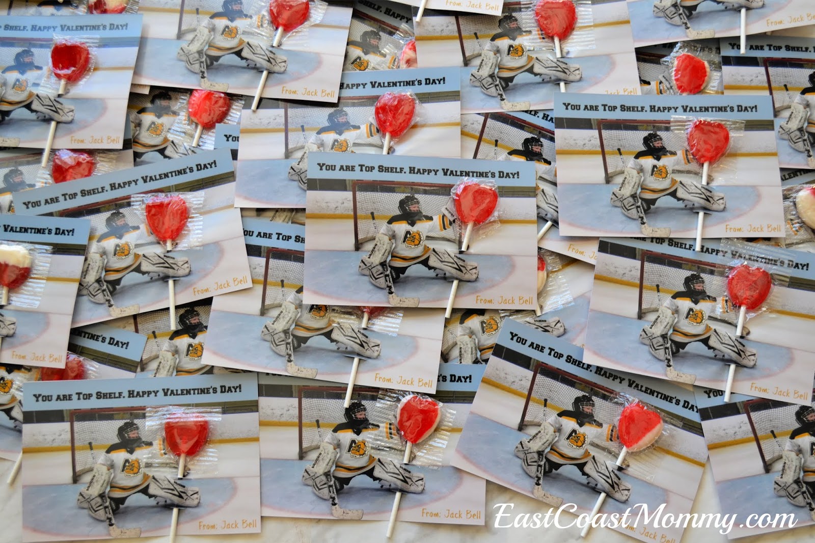 East Coast Mommy: DIY Hockey Valentine
