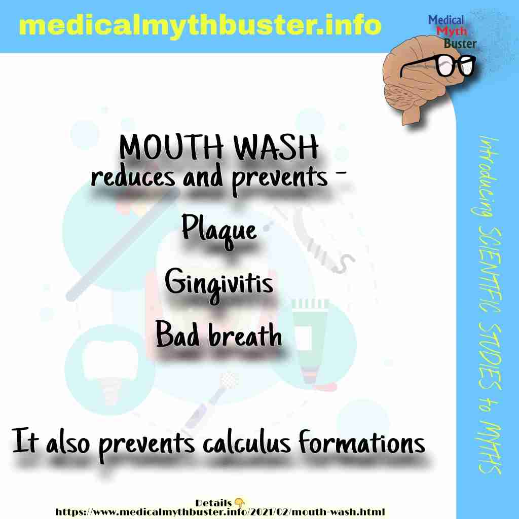 MOUTH WASH benefits, side effects. Best time to use mouth wash?