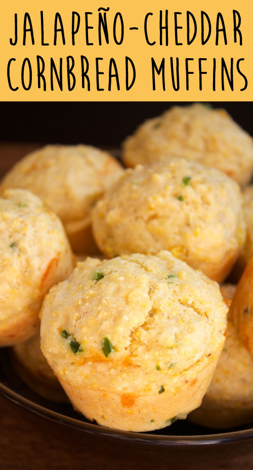 A Less Processed Life: What's Baking: Jalapeño-Cheddar Cornbread Muffins