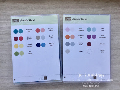 Jo's Stamping Spot - Wood Mount Refill Case Inserts - Stampin' Blends