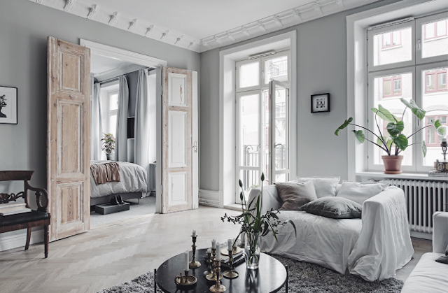 Kastellgatan 14, A Gorgeous Grey Scandinavian Apartment