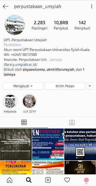 Instagram Unsyiah Aceh
