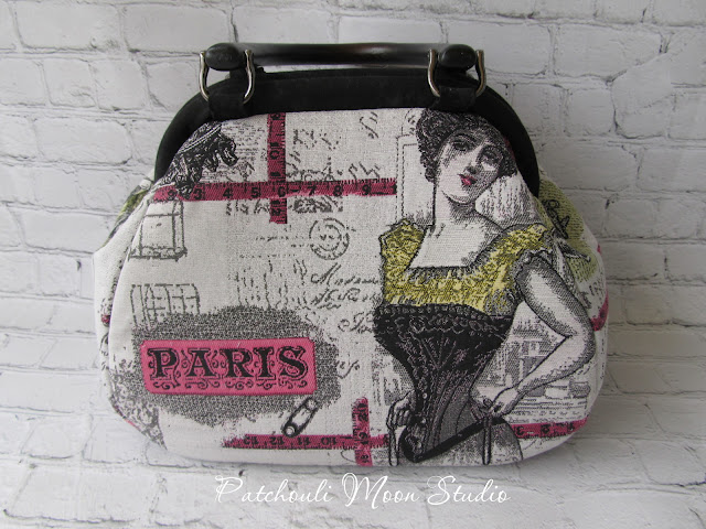 Patchouli Moon Studio~ Companion Carpet Bag in Paris Fabric