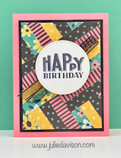 Stampin' Up! Sale-a-Bration Flower & Field Patchwork Cards + VIDEO ~ www.juliedavison.com #stampinup #saleabration #sab2021