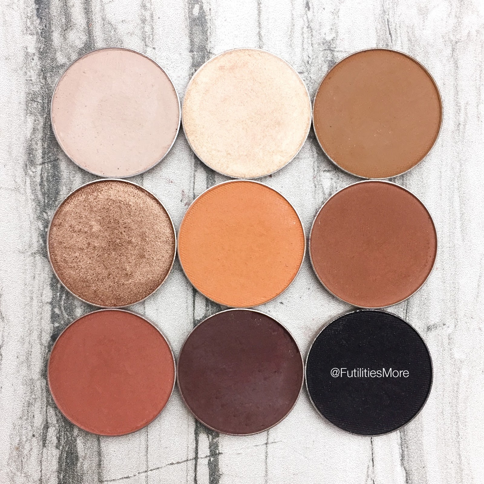Kylie Cosmetics Bronze palette dupes with Makeup Geek Eyeshadows
