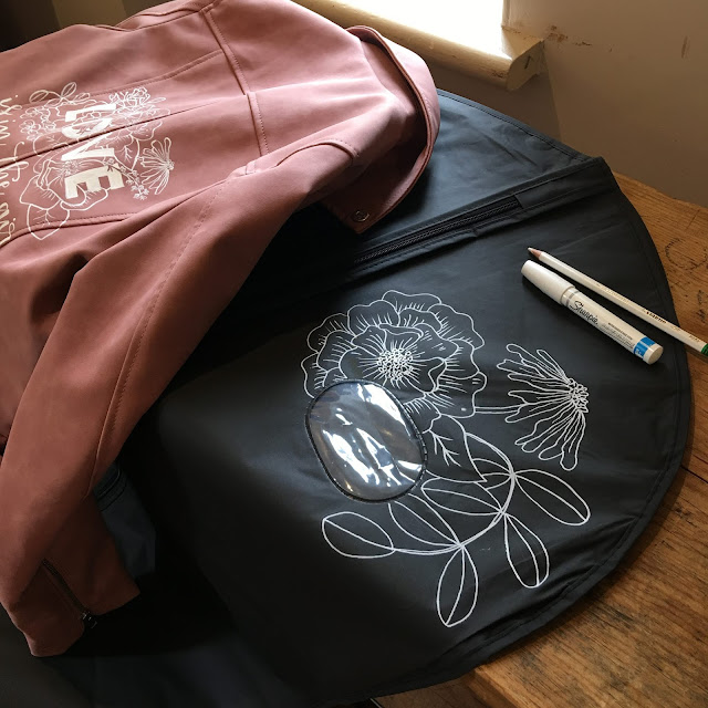 Creative DIY Inspiration - how to customize garment bags for your wedding party | Creative Bag
