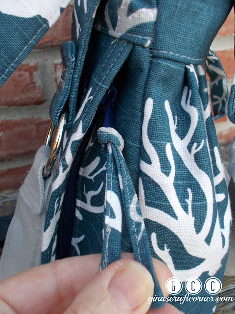Fabric Zipper Pull Tutorial by Gina's Craft Corner