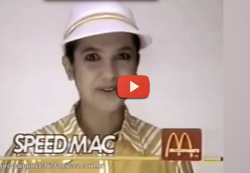 Propaganda do Mc Donald's com Sandra Annemberg