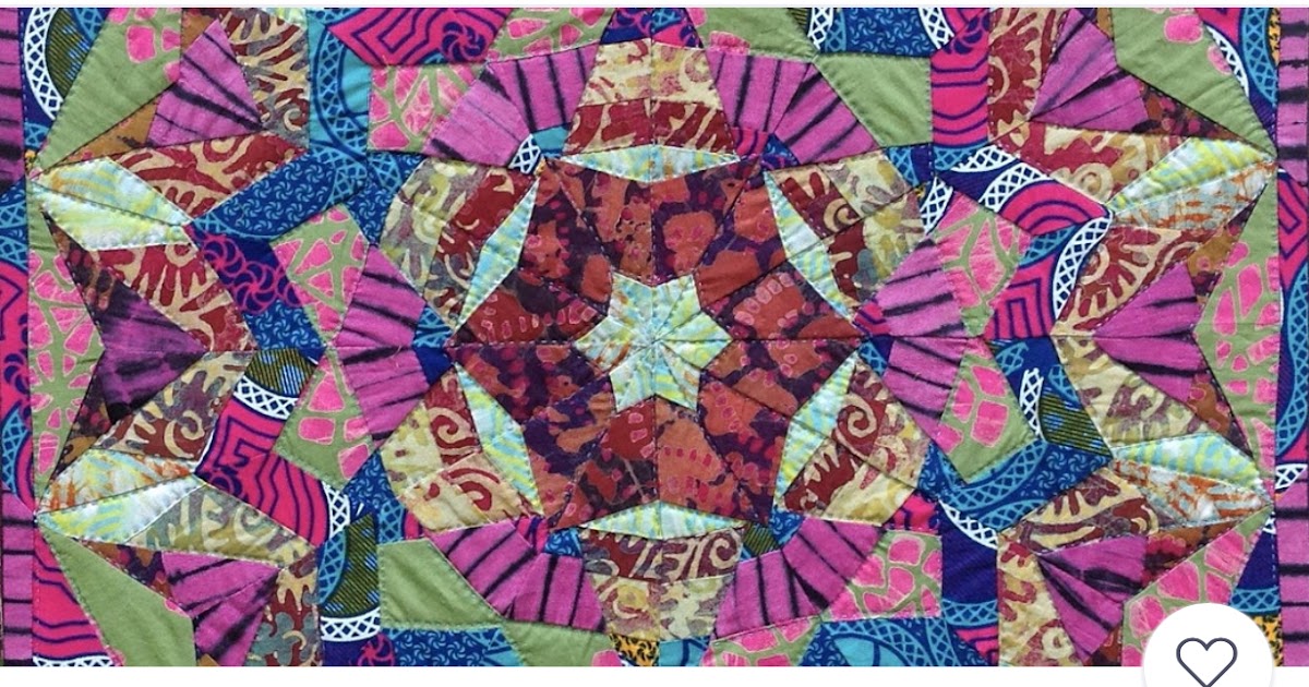 Quilts and Boxes Online live Kaleidoscope Quilt Class