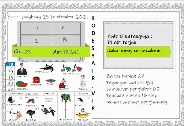 Kode Syair Hongkong Malam Ini Sabtu 25 09 2021 Prediksi Hongkong Pools Malam Ini Jitu Sgp Sydney