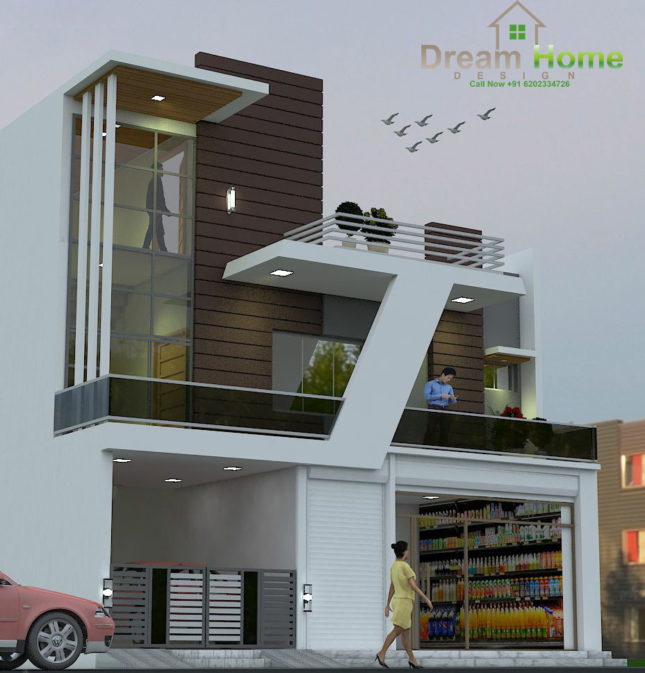 Indian House Design, House Plan, Front Design, 3D Naksha, Map | Dream