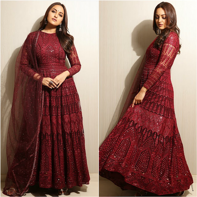 Sonakshi Sinha Wears Falguni Shane Peacock