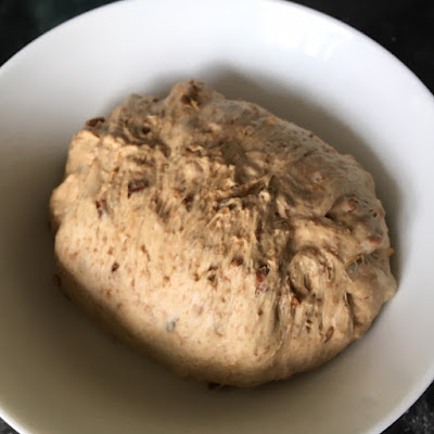 Dough proving in a bowl