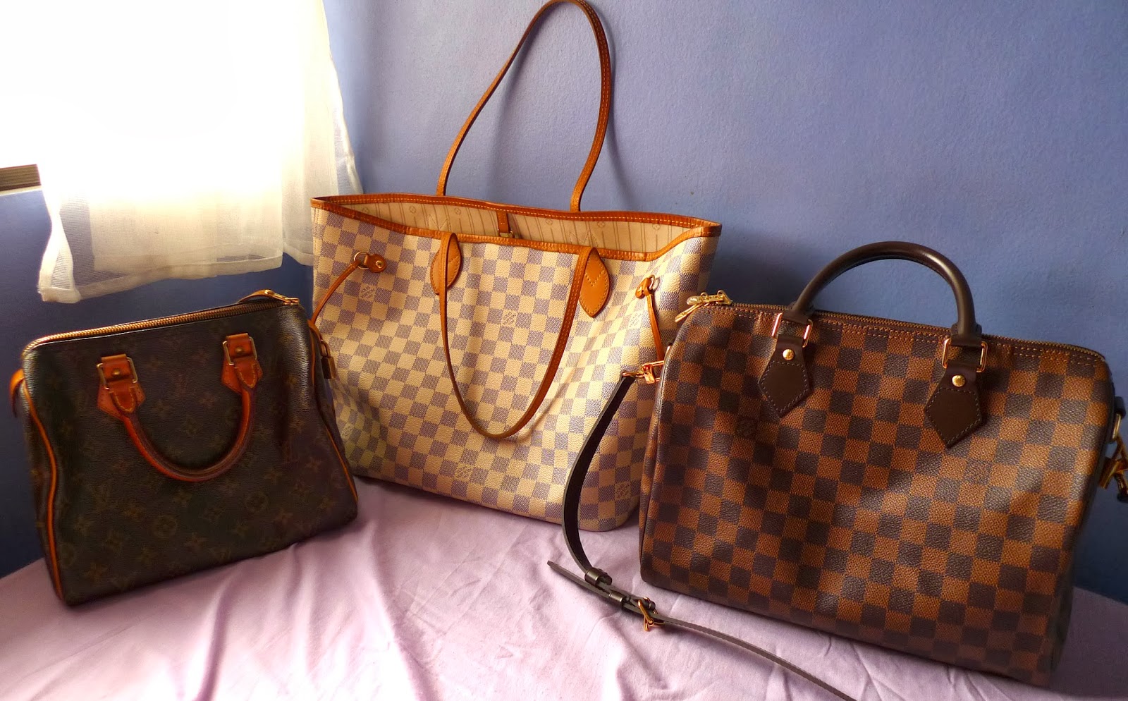 (AUTHENTIC) LV alma bb Damier ebene, Luxury, Bags & Wallets on Carousell