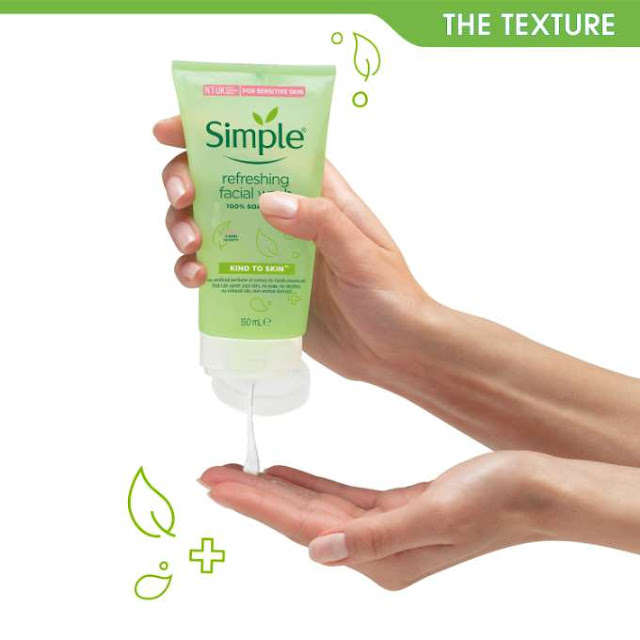  simple kind to skin refreshing facial wash gel