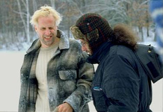 Peter Stormare en la filmacion de Fargo