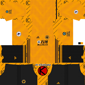 Wolverhampton Wanderers FC 2019/2020 Kit - Dream League Soccer Kits