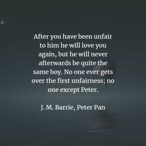 Famous Peter Pan quotes and sayings by J.M. Barrie