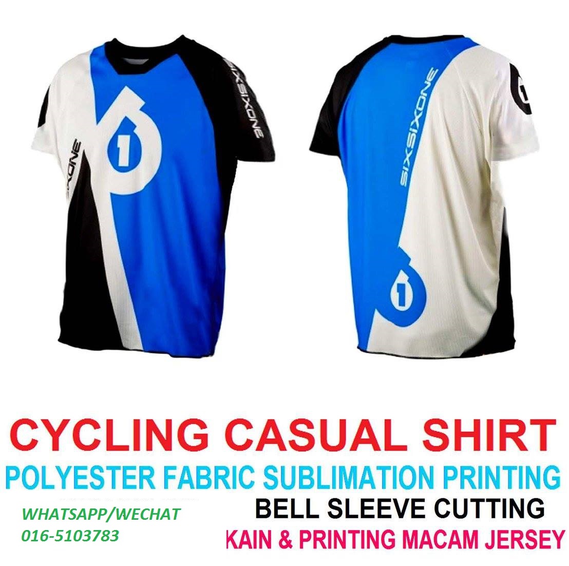 CYCLING CASUAL SHIRT (JERSEY FABRIC) Cycling Outlets