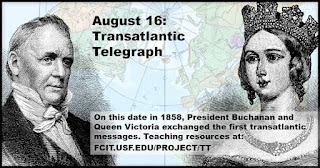 First Transatlantic Telegraph Message