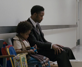 Will Smith and his son, Jaden Smith, in a scene from The Pursuit of Happyness, directed by Gabriele Muccino