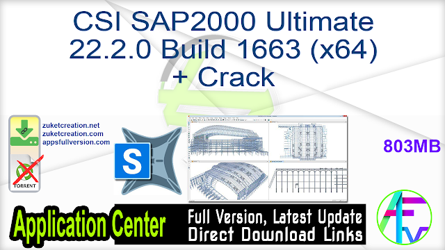 CSI SAP2000 Ultimate 22.2.0 Build 1663 (x64) + Crack