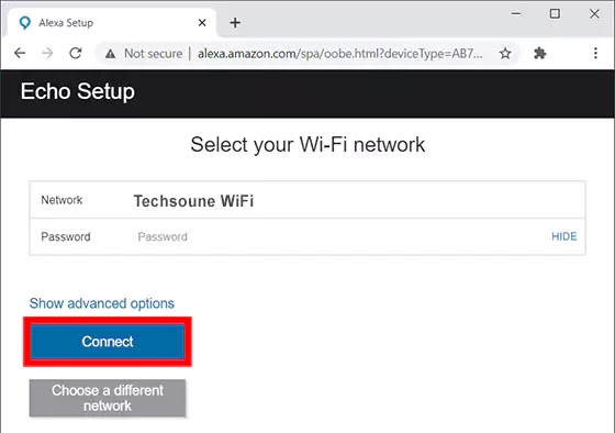 كيفية توصيل Alexa بشبكة WiFi 3