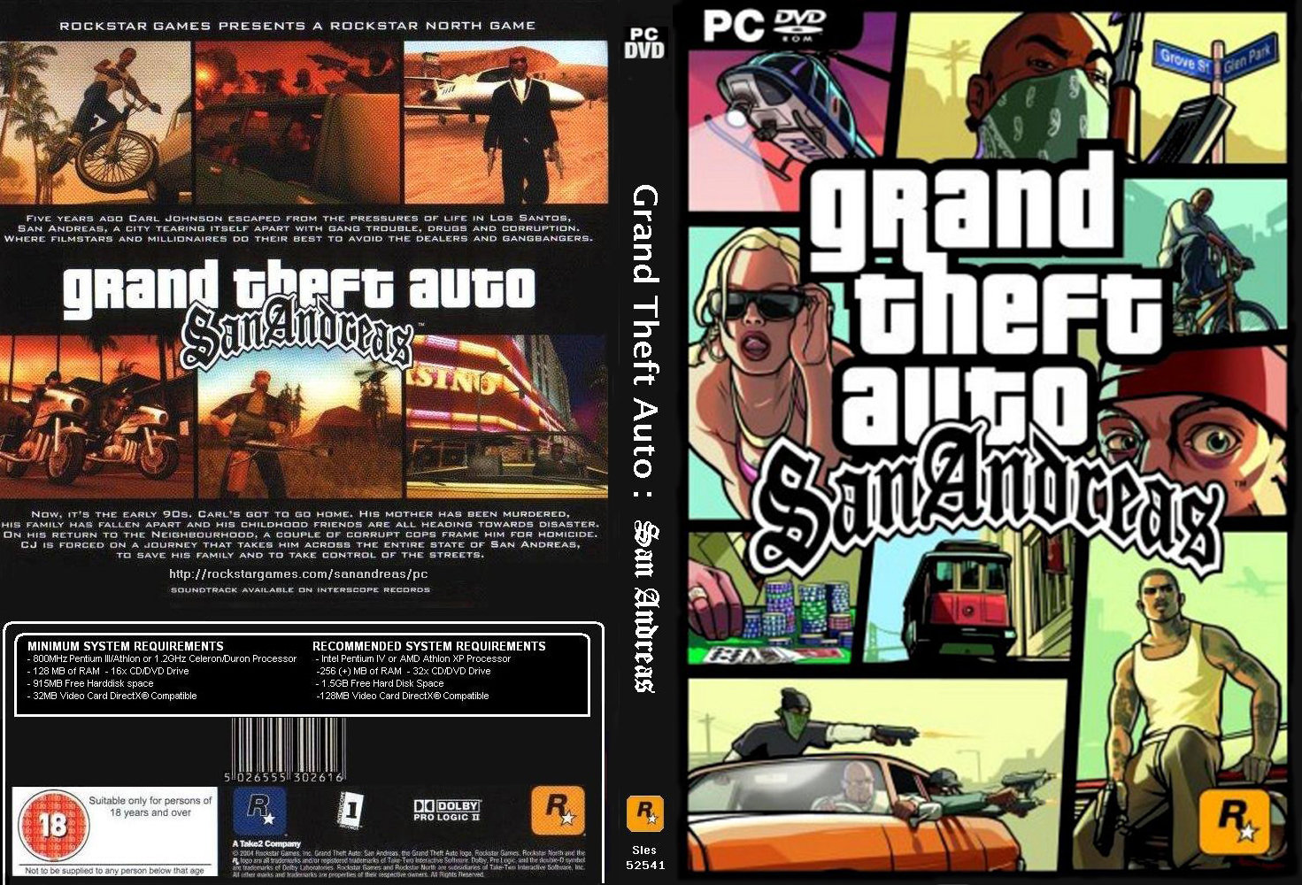 Grand Theft Auto San Andreas Datos Descargar Pc Game (full) + Crack ...
