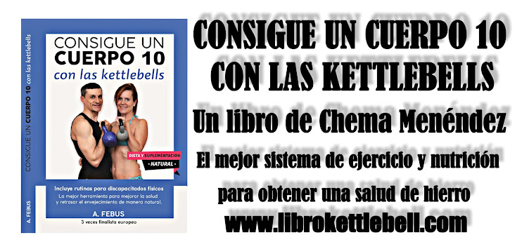 Consigue un cuerpo 10 con las Kettlebells, un libro de A. Febus